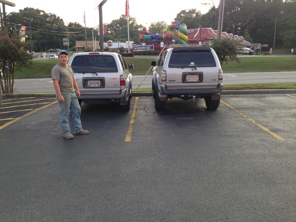 next to stock 4runner