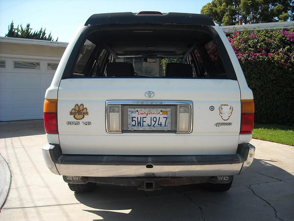 Nice ass!  Stickers are gone now.