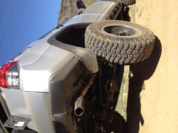 Nice wheel travel