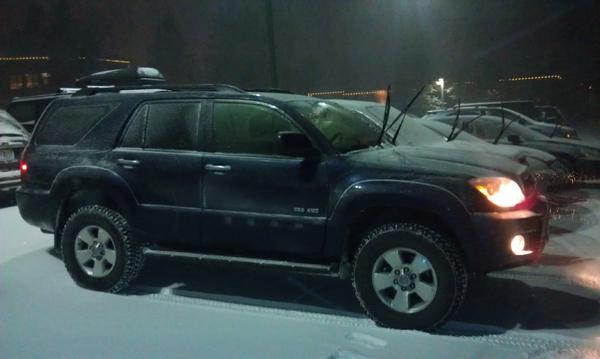 night of arrival to killington, 10 hour trip