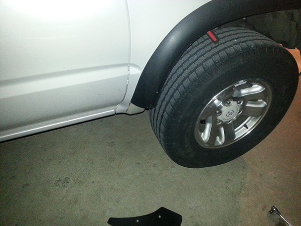 no mud flap