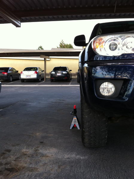 No wheel spacer