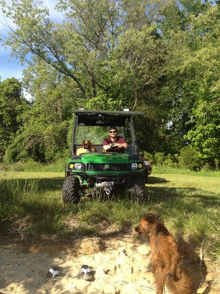Not the truckster- but a similar shade of green!
