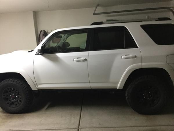 Now the rear is 1/4 in lower than the front