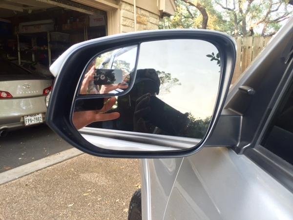 OEM Blind Spot Mirror Retrofit (aka Rav4 Blind Spot Mirror Swap)


87961-42D20 	MIRROR OUTER LH 	$45.40

87931-42D50 	MIRROR OUTER RH 	$45.40