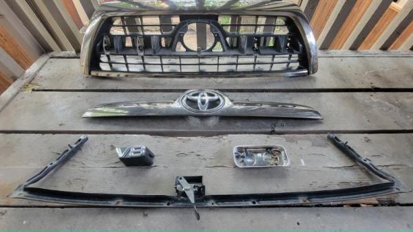 OEM grill, torn down