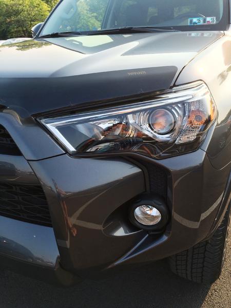 OEM Hood Protector installed