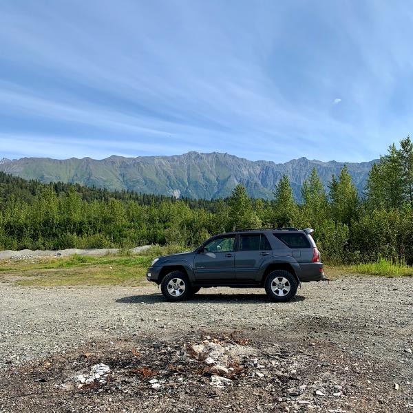 Off road adventuring near Haines Alaska.