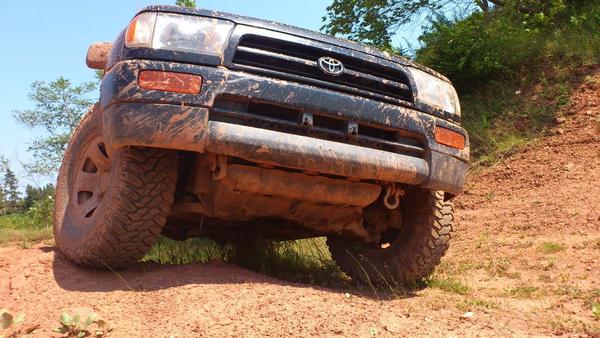 Off roadin in the pit.