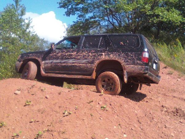 Off roadin with the stock all seasons.