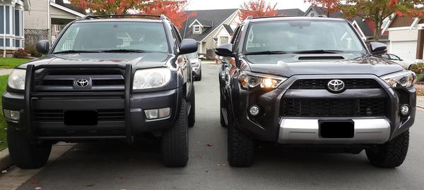 Old and New meeting up before My 05 was sold.