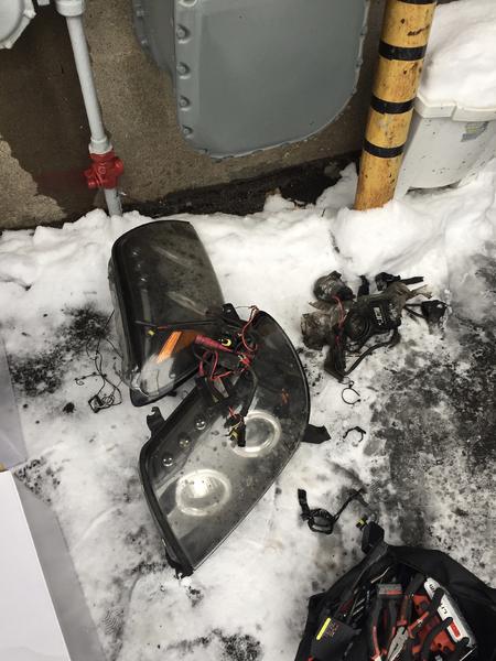 Old headlights