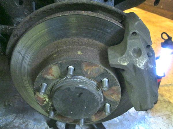 Old rotors were equally in dire need of repair.