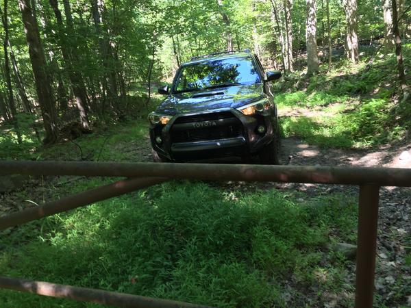 Old VIrginia emergency Route that connects Wv to Va. FIrst wheel ding.
