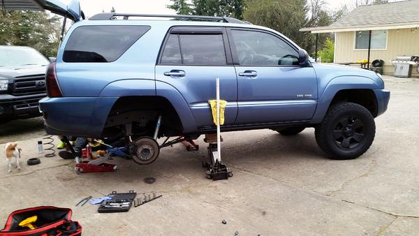 OME 895 coil swap in progress