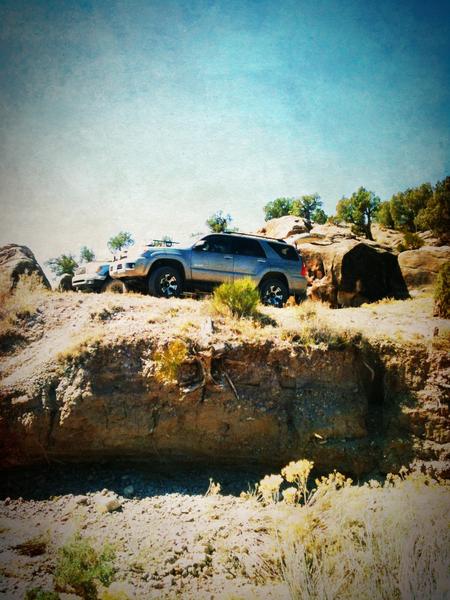 on a tiny hill