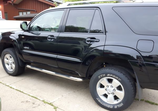 Original with 2" lift and summer tires and rims