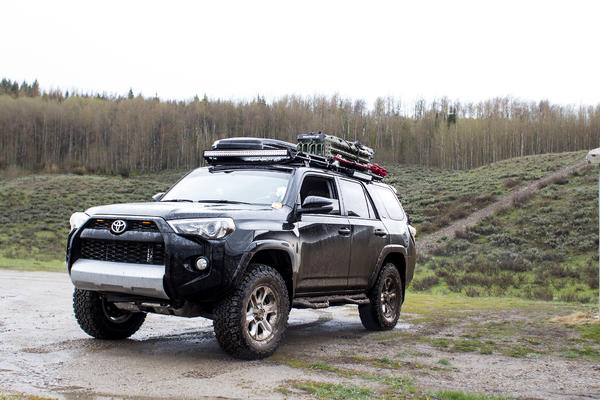 Our rig in The Bridger-Teton National Forest