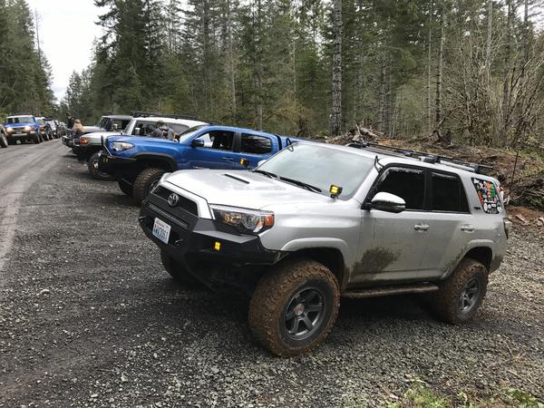 Out on the trails with buddies