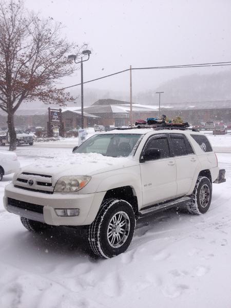 outside the route 66 snowboard shop at the base of the mountain, Snowshoe, WV.
