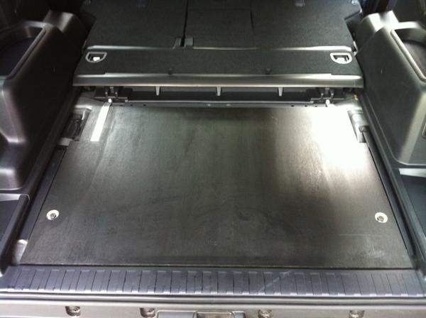 Painted and attached using sliding tray fastener points