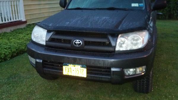 Painted grill on the 4Runner