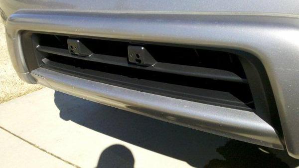 painted lower grill