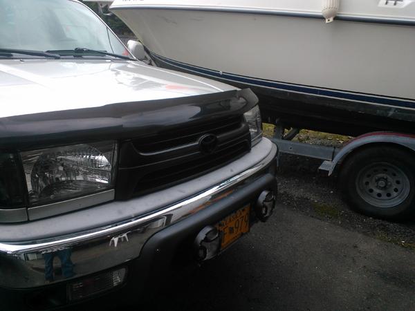 painted the grill and chrome off road light covers.
