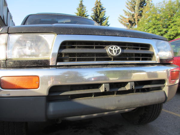 Painted Toyota Badge, Buffed out headlights