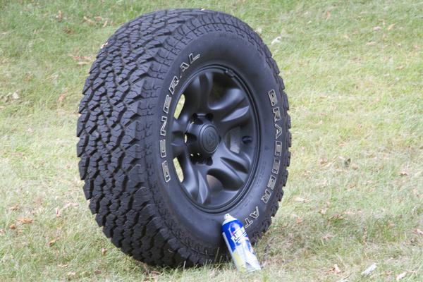 Painting my stock rims with plastidip.  It works well.