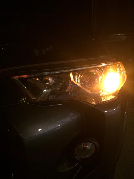 Parking Lights w/ no DRL's. Yes, the car is running.