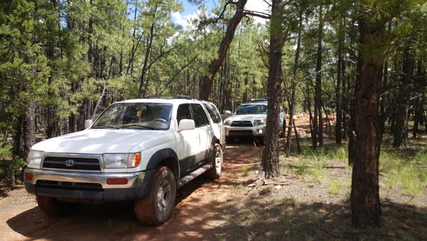Pefiln and I on some trails in Bluewater