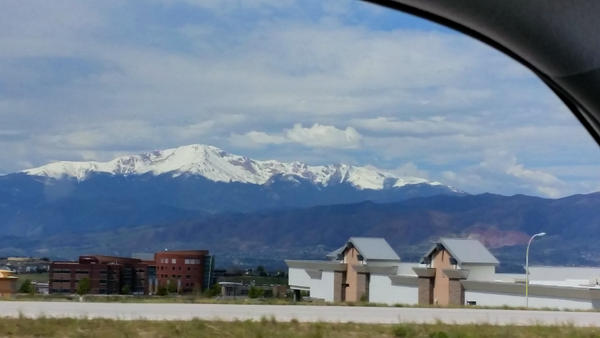 Pikes Peak from Highway 05/31/2015