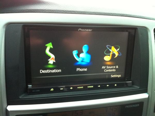 Pioneer AVIC Z130BT installed