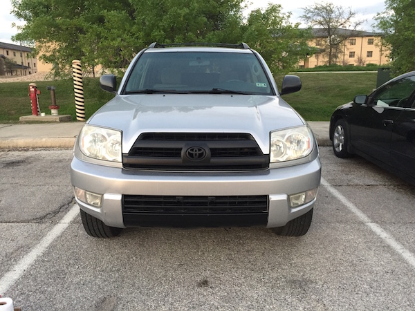 Plasti Dipped. Before black headlights.