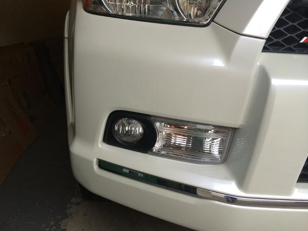 Plasti dipped fog light covers