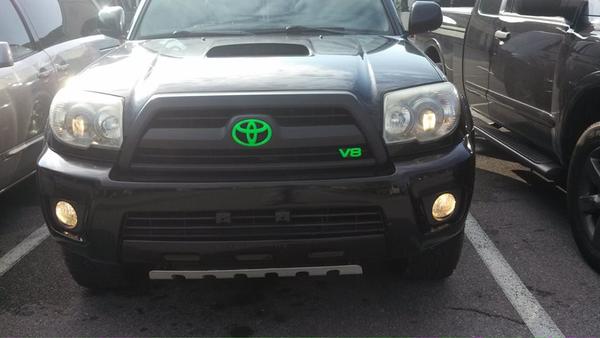 Plasti-dipped grill