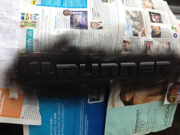 plasti-dipping rear emblem