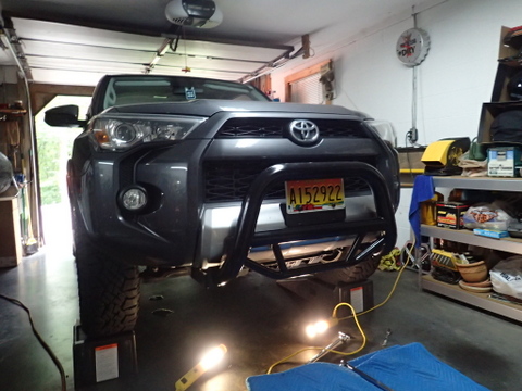 Plastic ramps work fine