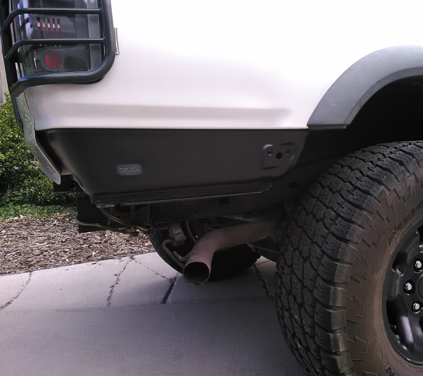 plasty dip bumper area behind tube bumper