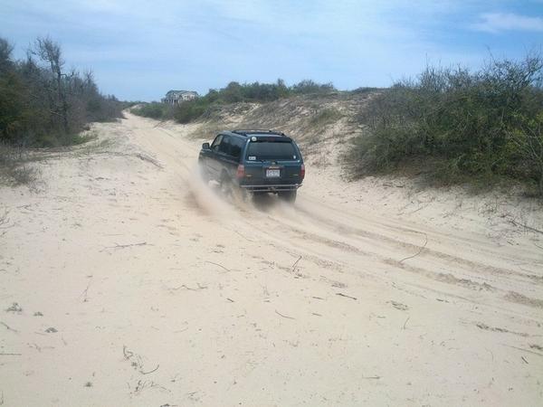 playing around in the corolla dunes