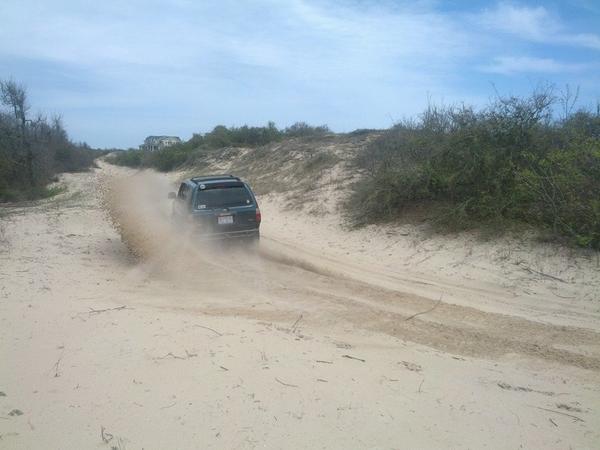 playing around in the corolla dunes
