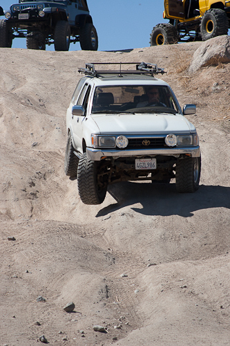 Playing at the Gorman off road park.