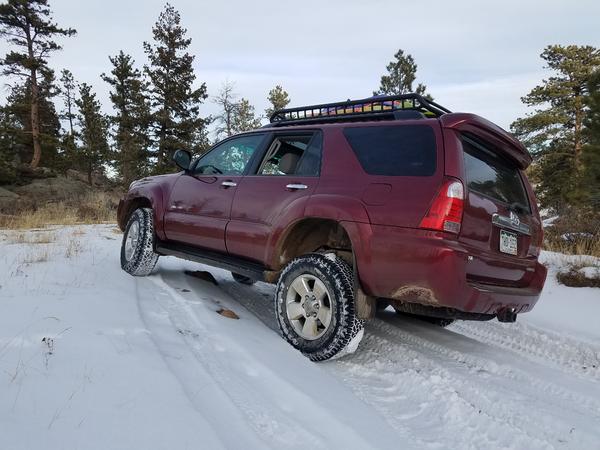 Playing in the snow