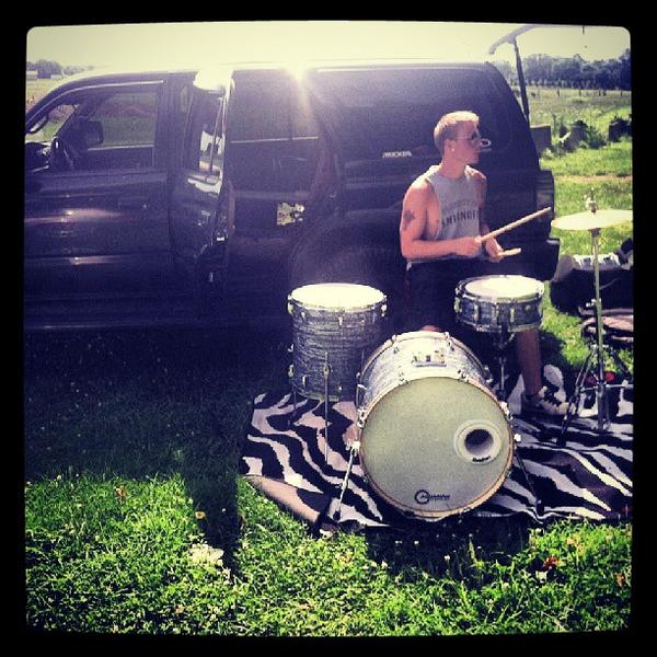 Playing some drums at work ^.^