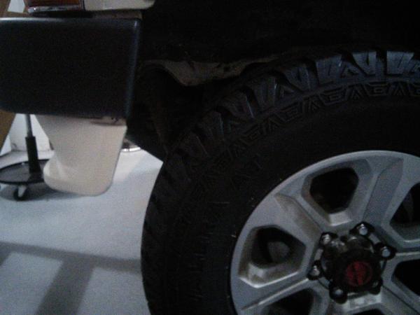 Plenty of clearance at the front bumper