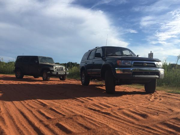 Popped the ol' offroad cherry!  Did pretty well considering it only had A/T's and an open diff.