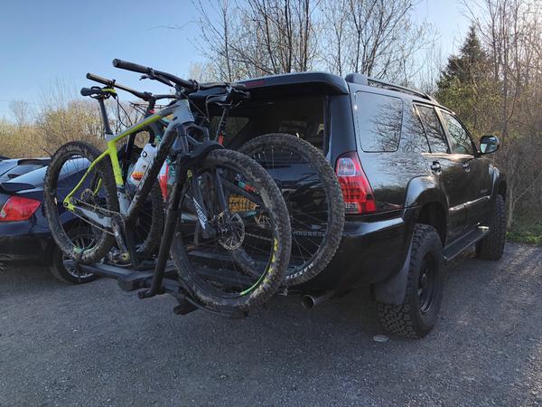 Post-ride at Hunter's Creek