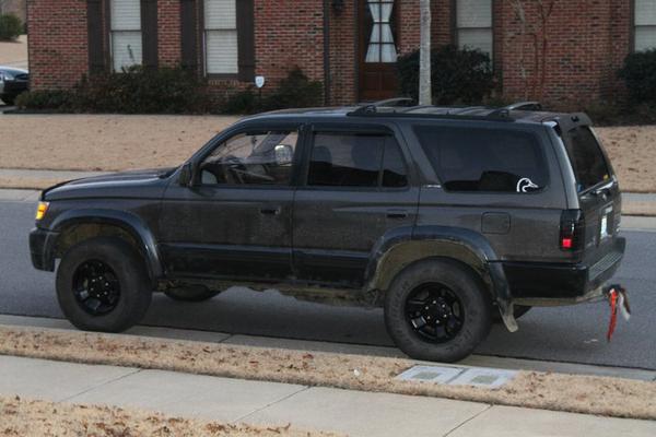 Powder coated stock rims...not too bad, just need lift and new tires(and wash)