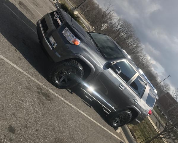 Powder Coated Trail Wheels on Falken Wildpeak AT3 P285/70/17